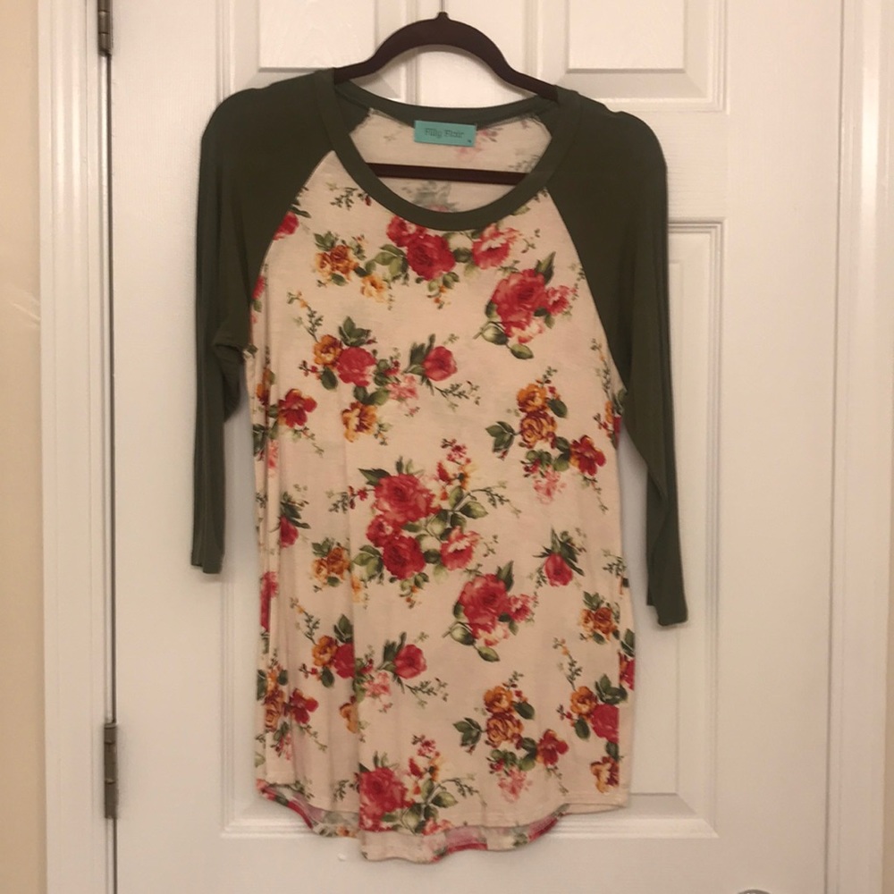 Filly Flair 3/4 Sleeve Tee Shirt
